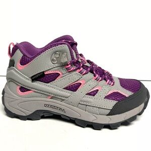 Merrell Kids Boots in Purple and Gray